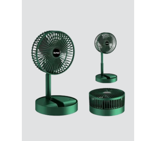 Katlanabilir Mini Fan – 3 Kademeli Soğutma, Şarjlı