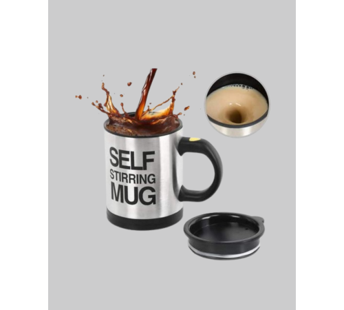 Paslanmaz Çelik Kendi Kendini Karıştıran Akıllı Kupa – Isı Yalıtımlı