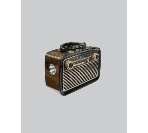 LED’li Nostaljik Bluetooth Hoparlör – Vintage Tasarım, Ahşap Doku