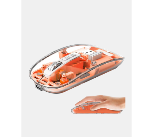 Kablosuz Çift Modlu Mouse – Bluetooth 5.0 + 2.4GHz