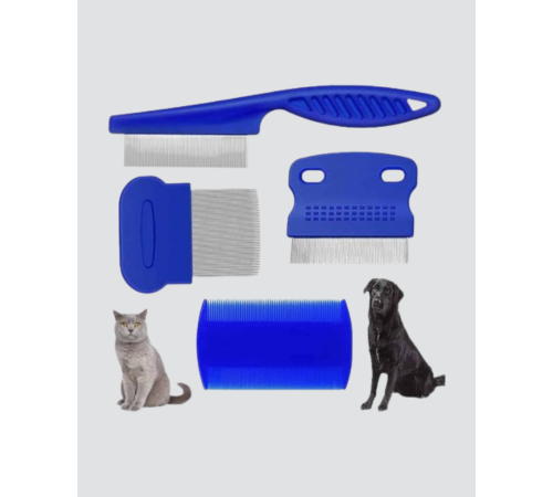 4’lü Kedi Köpek Tüy Temizleme Seti – Paslanmaz Çelik,Ergonomik ve Uzun Ömürlü