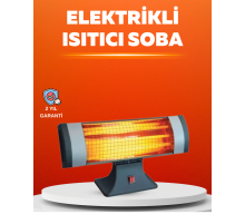 Sessiz Çalışan Quartz Tüp Infrared Isıtıcı 1800W