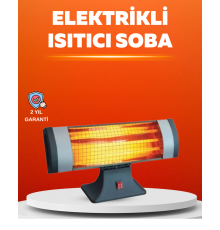 Sessiz Çalışan Quartz Tüp Infrared Isıtıcı 1800W