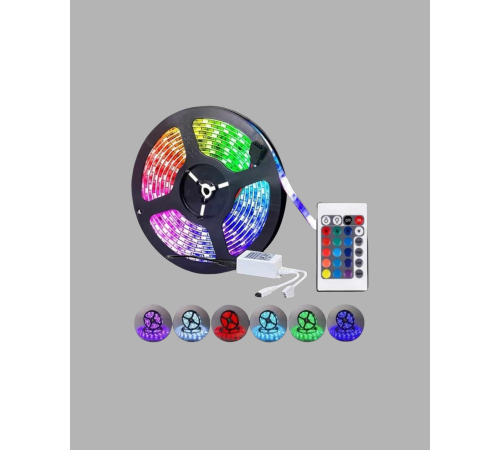 Renkli Smart LED Şerit – Suya Dayanıklı, Esnek, Enerji Tasarruflu