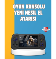 Taşınabilir El Tipi Oyun Konsolu Çoklu Emülatör Destekli 64GB