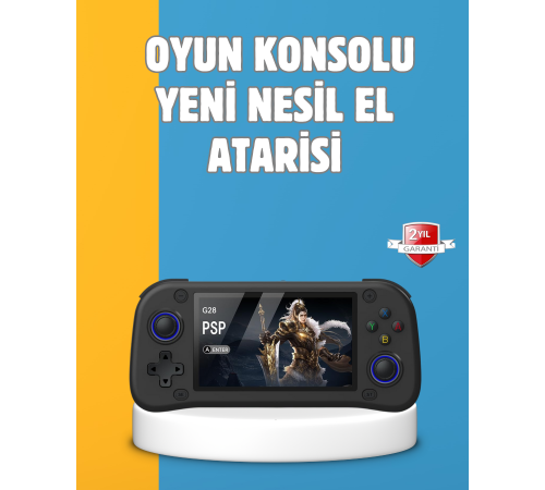 Taşınabilir El Tipi Oyun Konsolu Çoklu Emülatör Destekli 64GB