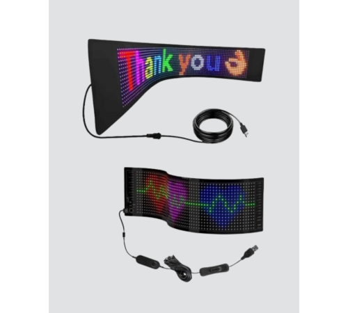 Akıllı LED Matrix Panel – USB Bağlantılı, Kaydırmalı Yazı ve Animasyon Desteği