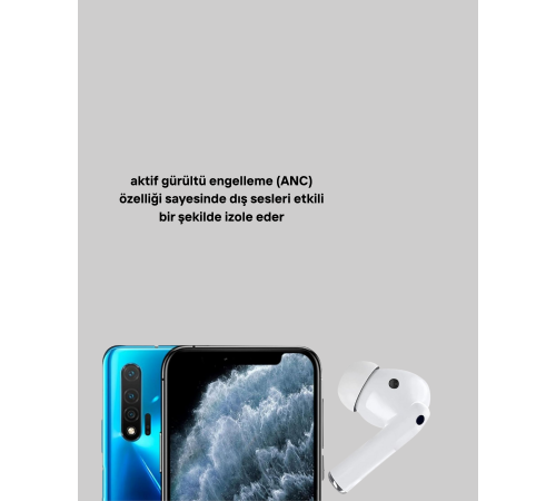 Suya Dayanıklı Gürültü Engelleyici Kablosuz Kulaklık – Ergonomik Tasarım