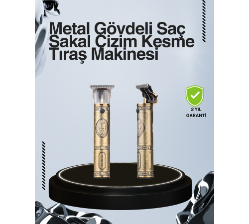Kompakt Tasarımlı, Uzun Pil Ömürlü Saç Sakal Kesme Makinesi