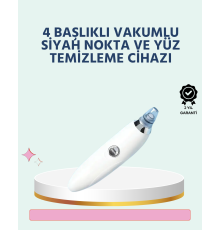 Cilt Dostu Vakumlu Siyah Nokta Temizleyici – Siyah Nokta, Yağ ve Makyaj Kalıntılarına Karşı