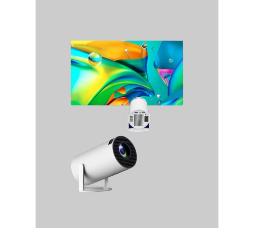 Ev Sineması Projeksiyon Cihazı – 160 ANSI Lümen, 4K Uyumlu ve Kablosuz Görüntü Aktarımı