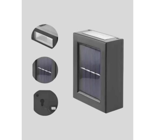 6 LED Güneş Enerjili Sensörlü Lamba – Akıllı Işık Sensörlü, Enerji Tasarruflu Bahçe Aydınlatma