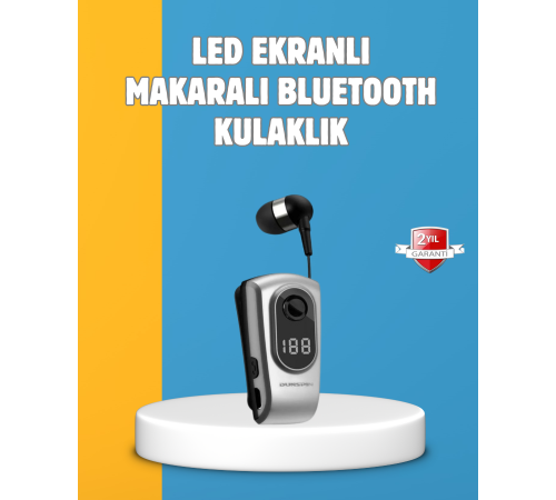 Titreşimli Bluetooth Kulaklık – Hızlı Şarj ve Uzun Bekleme Süresi