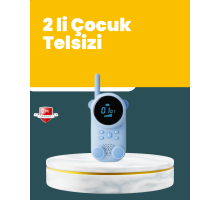 LCD Ekranlı Çocuk Telsizi – İki Yönlü Ses, 1-3 km Çekim Mesafesi