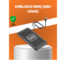 Araç İçi Kablosuz Şarj Pedi – Manyetik Güçlü Tutuş, Hızlı Şarj Özelliği