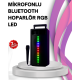 Renkli Işıklı Bluetooth Hoparlör – Taşınabilir, Güçlü Ses Performansı