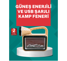 Alev Efektli Güneş Enerjili Lamba – Su Geçirmez