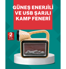 Alev Efektli Güneş Enerjili Lamba – Su Geçirmez