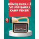 Alev Efektli Güneş Enerjili Lamba – Su Geçirmez