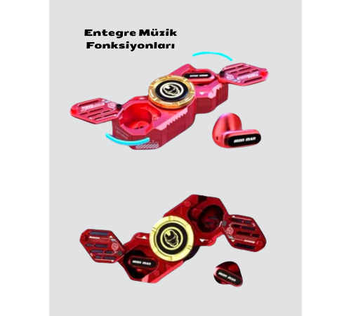 Bluetooth Müzikli Spinner – Stres Azaltıcı, Işıklı ve Dayanıklı Tasarım