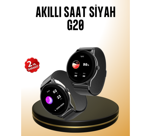 Bluetooth Akıllı Saat G20 Mini – Adım Sayar, Kalori Ölçer, Kalp Atışı Takibi