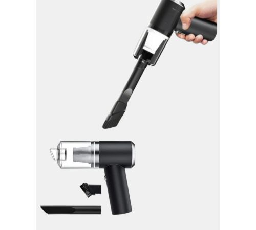 Taşınabilir Vakumlu Araç Süpürgesi – Katlanabilir Sap, Yıkanabilir Filtre, 120W Motor