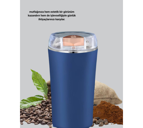 Paslanmaz Çelik Kahve ve Baharat Öğütücü – Otomatik Mekanizma