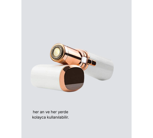 Kadınlar İçin Yüz ve Kaş Epilatörü – Hassas Cilt Dostu, Pil ile Çalışan, Taşınabilir ve Şık Tasarım