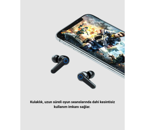 Powerbank’lı M19 Bluetooth Kulaklık – Oyun İçin Düşük Gecikme, Uzun Kullanım ve Şarj Desteği
