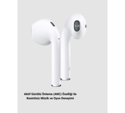 Aktif Gürültü Önlemeli RGB Işıklı Kablosuz Kulak Üstü Kulaklık