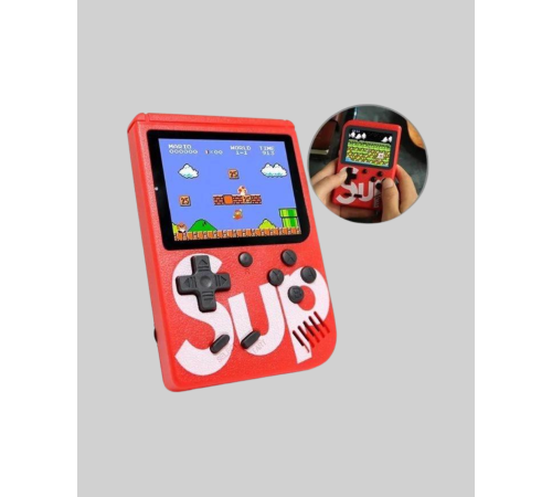 SUP Retro El Konsolu – 500 Oyun, TV Bağlantılı, 3 İnç Ekranlı Şarjlı Mini Atari