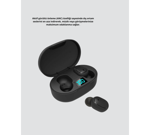 Bluetooth Kulaklık – Gürültü Önleyici, Mikrofonlu, Uzun Pil Ömürlü Kablosuz Kulaklık