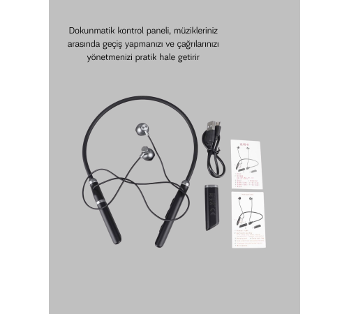 ANC Özellikli Kablosuz Bluetooth Kulaklık – Gürültü Engelleme, Eller Serbest Arama