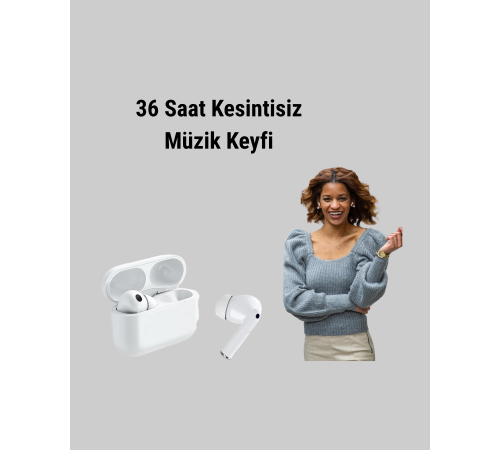 Gürültü Engelleme Özellikli Kablosuz Bluetooth Kulaklık –  Type-C Hızlı Şarj