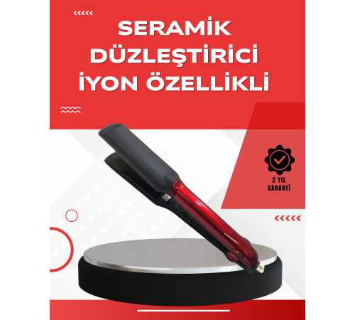 160°–220° Isı Ayarlı Saç Düzleştirici – Seyahat Tipi Hafif Model