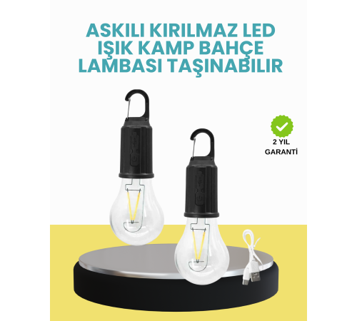 Su Geçirmez Dış Mekan LED Çadır Işığı