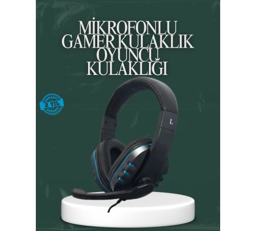 Kablolu  Headset – Net Ses Ayrımı ve Ayarlanabilir Konfor