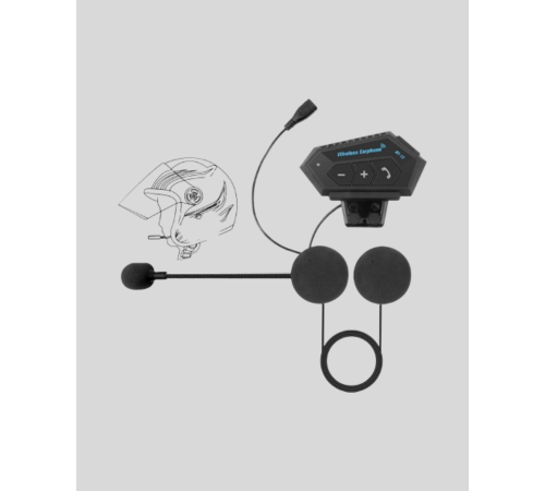 Motosiklet Kaskı İçin Bluetooth Kulaklık – Kablosuz, Mikrofonlu, Gürültü Azaltmalı BT22