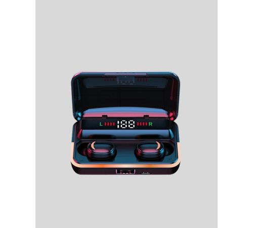 E10 Kablosuz Bluetooth Kulaklık – 3D Ses, Powerbank Şarj Kutusu