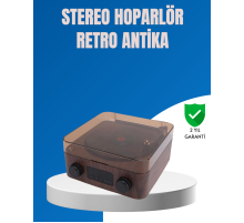 Stereo Bluetooth Hoparlör – Gece Lambalı ve Saat Göstergeli