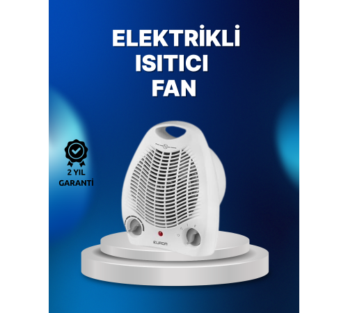 Mini Elektrikli Isıtıcı – 2000W Güç, Fanlı Isıtma, 3 Isı Modu