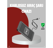 Hızlı Kablosuz Araç Şarj Cihazı – Manyetik Pad, Aşırı Isınma Korumalı