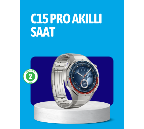 Dayanıklı Kordonlu Şarjlı Akıllı Saat