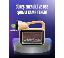 Solar Enerjili Alev Lambası – El Feneri ve Dekoratif Işık