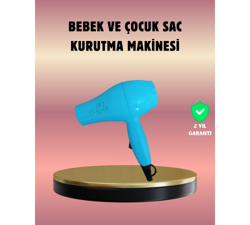 Çocuklara Uygun Saç Kurutma Makinesi – Güvenli, Yumuşak ve Nazik Kurutma Deneyimi