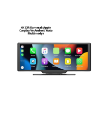 Honda Civic, Jazz, HR-V, CR-V, Nissan Qashqai, Micra, Juke,Uyumlu Kablosuz CarPlay & Android Auto Multimedya – Geri Görüş Kameralı