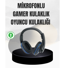 Stereo Oyun Kulaklığı – Güçlü Bas, Mikrofonlu ve Konforlu Tasarım