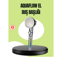 Basınçlı El Duşu Başlığı – Döner Pervaneli, Göz Kamaştıran Yağmur Etkisi