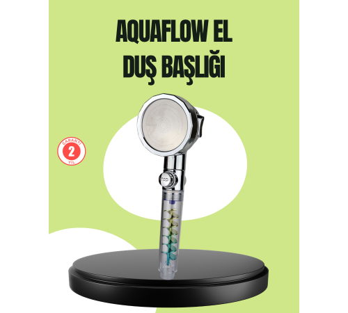 Basınçlı El Duşu Başlığı – Döner Pervaneli, Göz Kamaştıran Yağmur Etkisi