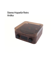 GRAMAFON SPEAKER KAHVERENGİ